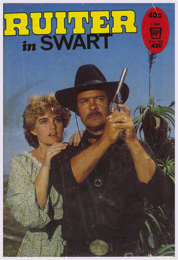 Ruiter in Swart